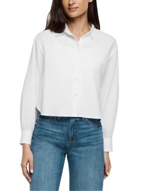 Gap - Women’s Classic Cropped Button-Up Women's Shirt